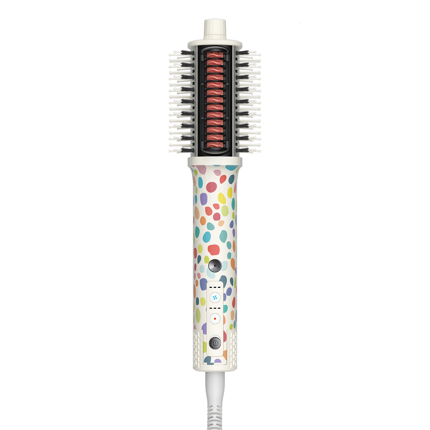 Ellena E1 Advanced Blow Dry & Straighten Brush Confetti Pop